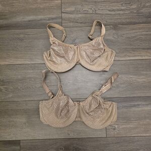 Chantelle Beige Lace Underwire Bra